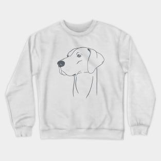 Weimaraner (Yellow and Grey) Crewneck Sweatshirt